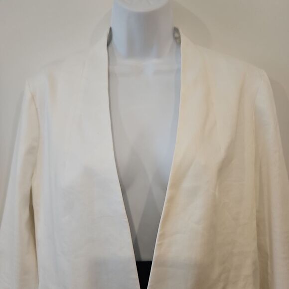 Bananna Republic Linen Blend Jacket sz 14 - Picture 5 of 8